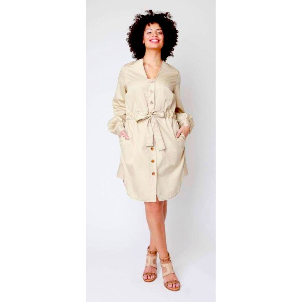 Shegul Emme Cotton Shirt Dress